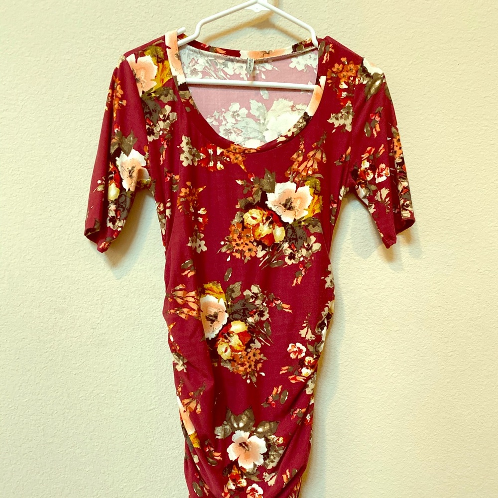 Maternity Ruched Dress